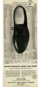 1965 BROWN Shoe Co. PEDWIN Official Boy Scout Shoes Vintage Print Ad - Picture 1 of 1