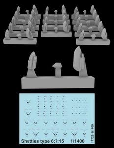 1/1400 TNG Shuttle Type 6, 7, 15 [Star Trek The Next Generation] - Picture 1 of 1