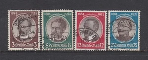 ALEMANIA: 1934 Colonizers SG 537/40 (2011, £36), buen usado. - Imagen 1 de 1