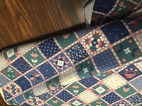 Christmas Cut /& Sew VICTORIAN SANTA CENTERPIECE Fabric Spring Ind 46/" x 17.5/"