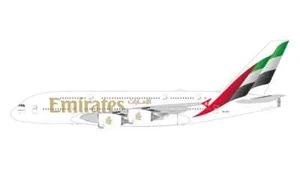 A380 EMIRATES NEW LIVERY REG: A6-EOH WITH STAND - GEMINI JETS G2UAE1369 1/200 - Picture 1 of 6