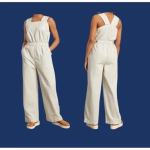 Grembiule tuta Everlane donna The Fatigue a righe taglia 4 - Foto 1 di 8