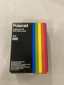 Polaroid Film 669 EXPIRED 6/86 Double Pack 16 photos Color Polacolor ER Instant - Picture 1 of 6