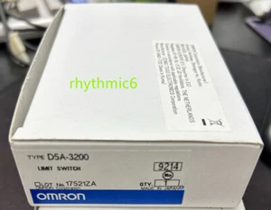Brand New D5A-3200 OMRON microswitch Fast DHL or FedEx - Picture 1 of 3
