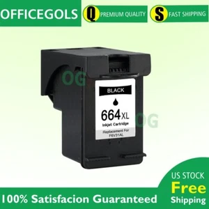 1 PK Black 664XL Ink Cartridge For HP Deskjet 1115 2135 3635 2138 3636 3638 4535 - Picture 1 of 3