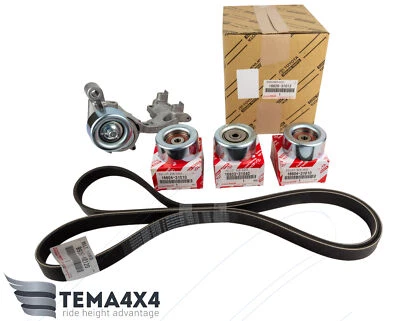 Ruedas locas y tensores de correa originales OEM para TOYOTA 4RUNNER TACOMA FJ TUNDRA V6 1GRFE Foto 1 de 3