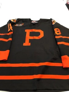 Game Worn Used Princeton Tigers Hockey Trikot Größe 50 #18 - Bild 1 von 6