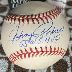Johnny Podres 55 Ws MVP Autographed Signed NL Baseball Brooklyn Dodgers