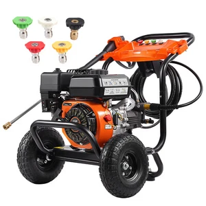 VEVOR Nettoyeur haute pression à essence 3500 PSI 10 L/min 5 buses pour voitures - Imagen 1 de 12
