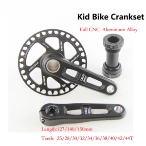 Children's Folding Bike Crankset 127/140/150mm Kid's Bicycle Hollow Tech Cranks - Picture 1 of 11