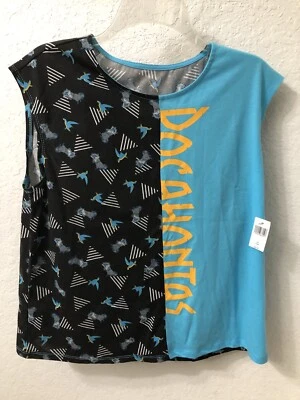New! Disney Pocahontas Sleeveless Top Cotton Blend - Size Large, Blue - Image 1 of 4