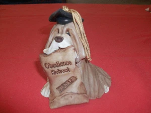 Bearded Collie Figur als College Beardie braun-weißer Beardie - Bild 1 von 1