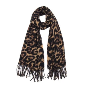 Bufanda de peluche de cachemira Feel con flecos Leo para mujer Leo Leomuster - Imagen 1 de 5