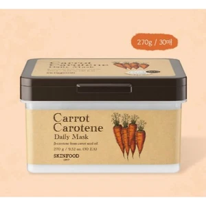 Skinfood Carrot Carotene Daily Mask 270g / 9.52 oz.(30EA) B-cartene Carrot Seed - Picture 1 of 9