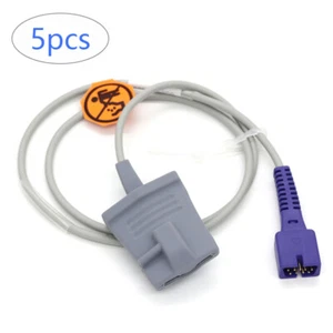 Sonda sensore Spo2 punta dita morbida adulto 5 pezzi 9 pin compatibile con Nellcor OxiMax - Foto 1 di 7