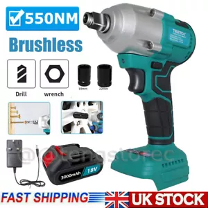 For Makita DTW190Z 18v Cordless LXT 1/2" Impact Wrench Scaffolding Charger 3.0Ah - Picture 1 of 16