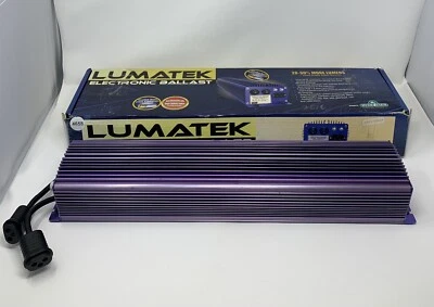 Lumatek ELECTRONIC BALLAST Model LK6240T 240V  For 600W Lamps NO POWER CORD - Image 1 of 4