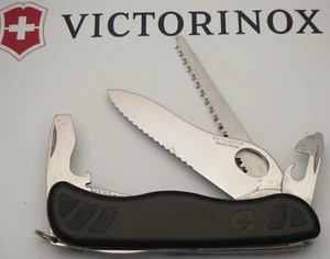 Victorinox Swiss Army TREKKER 111mm with Liner Lock - Black Handles - Near Mint - Picture 1 of 15