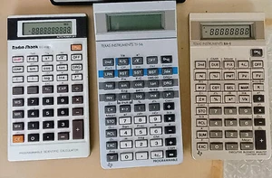 Texas Instruments BA-II, TI-56 und Radio Shack EC-4021 programmierbare Taschenrechner - Bild 1 von 3