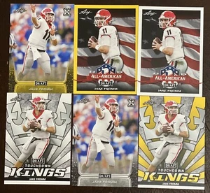 JAKE FROMM LEAF DRAFT ROOKIE LOT X 6- ALL AMERICAN DRAFT GOLD + TOUCHDOWN GOLD++ - Picture 1 of 1