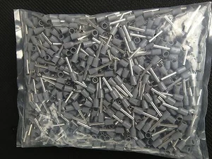 500PC WIRE CORD END FERRULE CRIMP GRAY 12 AWG E4009GY - Picture 1 of 1