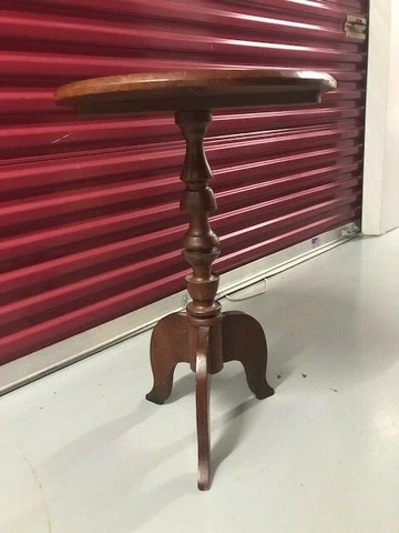 Antique Round Cherry Pedestal Table Cover