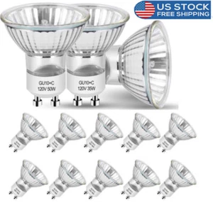 4-12X 120V 35W 50W GU10+C Light Bulbs Dimmable Bulb GU10 Base Warm White - Picture 1 of 17