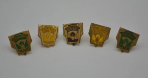 Menge 5: Junior League Baseball Pins grün & gelb, Zustand, All Star Emaille Mütze - Bild 1 von 5