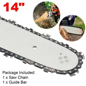 14 Inch Chainsaw Guide Bar + Saw Chain For STIHL MS180 MS170 MS230 MS250 MS210 - Picture 1 of 8