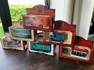 Lledo Lot x6 Days Gone Collectors Club Editions Die-cast Bus, Tram, Van, Car - Picture 1 of 10