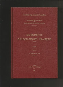 Documents diplomatiques français 1959 tome I ( 1er janvier - 30 juin ) - Picture 1 of 2