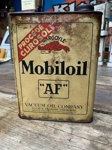 Mobiloil Gargoyle AF Öldose 40er Jahre Deko Garage Oldtimer Vespa Scooter 2 L 🏁 - Bild 1 von 23
