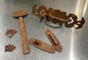 Whittington Iron Gate Latch - Rusted Look - Picture 1 of 12