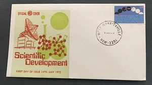 Australia FDC WCS 1975 Scientific Development - Picture 1 of 4