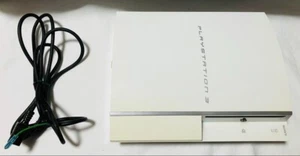 SONY PLAYSTATION 3 PS3 Ceramic White CECHL00 Console 80GB FROM JAPAN - Picture 1 of 8