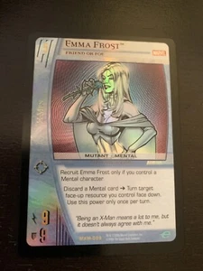 VS System Emma Frost, Friend or Foe - Foil Marvel X-Men TCG CCG NM - Picture 1 of 2