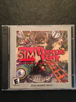 Sim Theme Park 2 Disc Electronic Arts PC 1999 2002 Sealed - Image 1 of 2