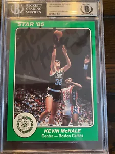 Kevin Mchale 1985 STAR 5X7 SUPERS SIGNED AUTO CARD #BC3 BOS CELTICS BGS SLAB - Bild 1 von 1