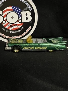 Hot Wheels 1959 Cadillac Creature Screacher 1:64 Diecast Green USED NM Cond - Picture 1 of 6