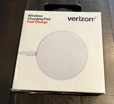 Verizon Fast Charger Wireless Charging Pad for iPhone Samsung Google - Image 1 of 3