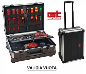 GT LINE KOFFER TROLLEY WERKZEUGHALTER LEER BLITZ WH 2 PEL MIT SCHLÜSSEL - Bild 1 von 5