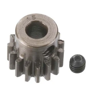 Robinson 8715 Steel 5mm Bore 15T Pinion 0.8 Mod Slash 4x4 Stampede E-Revo E-Maxx - Picture 1 of 1