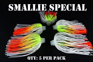 FALDAS PRO-TIE Bajo, cebo giratorio, cebo de pesca Chatterbait falda señuelo. Cantidad: 5 por paquete - Imagen 1 de 4