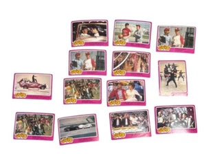 Vintage Grease 1978 Trading Cards Lot Of 13 Scenes & Characters Pink - Picture 1 of 6