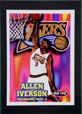 ALLEN IVERSON 1997-1998 NBA Hoops #287 - Philadelphia 76ers - 2nd Year Card - Image 1 of 3