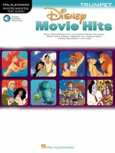 Disney Movie Hits Trumpet Sheet Music Book and Audio NEW 000841423 - Picture 1 of 1