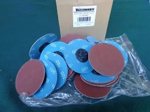 25- 3"Quick Change Sanding Disc,TP Snap-On/Off Type 1, Aluminum Oxide ,100 Grit, - Picture 1 of 4