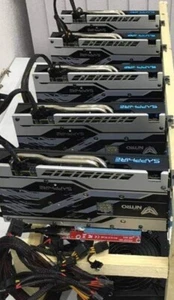 Virtual currencies mining rig cards RX 570,580,470- ETC,RVN,ERGO and much more - Picture 1 of 4