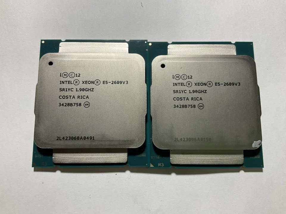 Intel Xeon E5-2609 V3 (1.90G/6C6T/15M/85W/SR1YC, Matched Pair) - Image 1 of 1