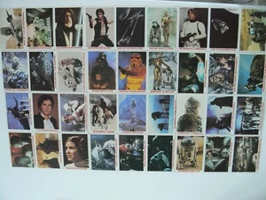 ** STAR WARS BURGER KING TRADING CARDS COMPLETE SET OF 36 UNCUT ** - Picture 1 of 1